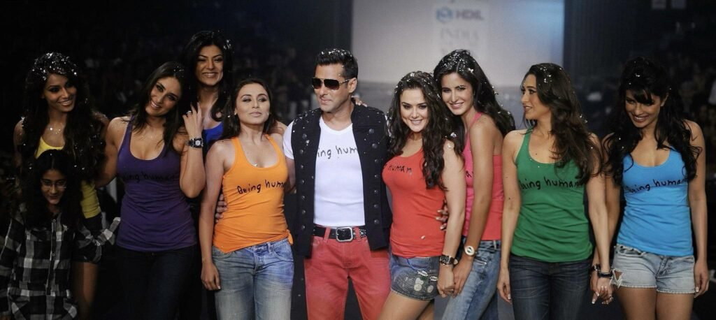 Salman Khan with Bollywood Actresses