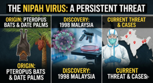 Nipah Virus Outbreak: Fruit Bats, Health Workers in PPE and Global Threat
