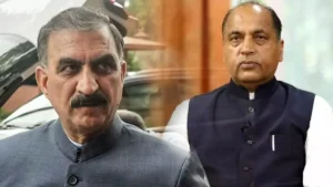 Jairam Targets Sukhu Over ‘Male Uterus’ Remark in Assembly During Himcare Debate Jairam Thakur and Chief Minister Sukhvinder Singh Sukhu during a political face-off over the Himcare issue in Himachal Pradesh