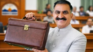 CM Sukhvinder Singh Sukhu presenting Himachal Pradesh Budget 2026 in Assembly