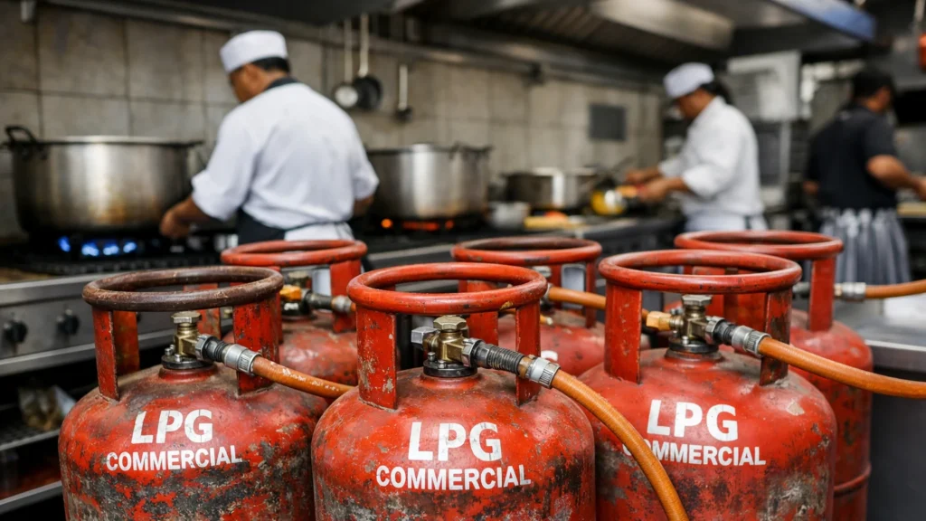 Commercial LPG cylinders used in hotel kitchens as Himachal hotel associations raise concerns over gas supply disruption