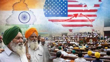 Punjab Legislative Assembly session discussing resolution opposing India US trade agreement