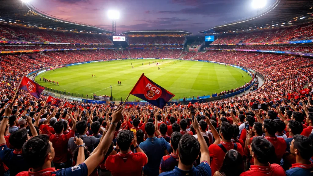 IPL 2026: RCB Match Tickets Go Live for First Home Game, Fans Rush to Book RCB fans gear up for IPL 2026 as ticket sales go live for the first home match at Chinnaswamy Stadium, with strong demand expected.